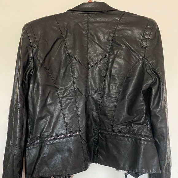 BLANK NYC Faux Leather Moto Jacket - Black - Picture 3 of 5